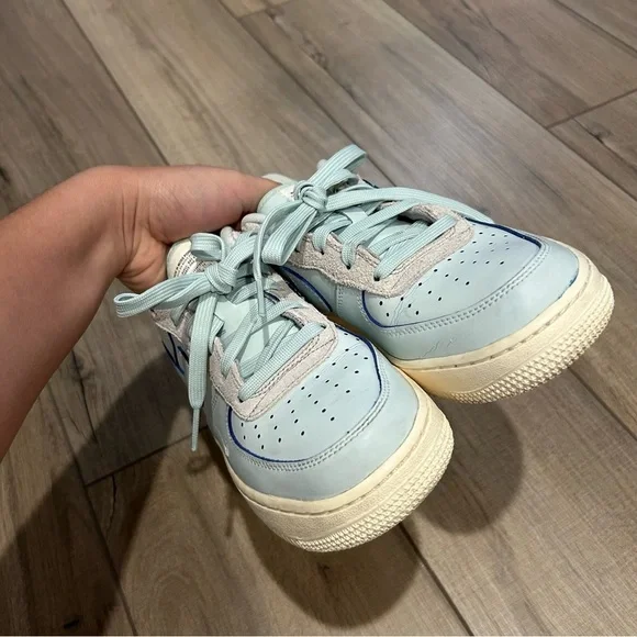 Nike Air Force 1 Low GS Moss Point Devin Booker CJ9886001 Sneaker Shoes 6Y W7.5 - Picture 8 of 12